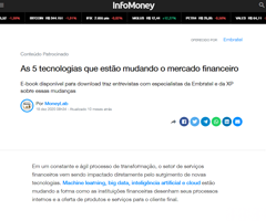 Embratel: as 5 tecnologias que estão mudando o mercado financeiro